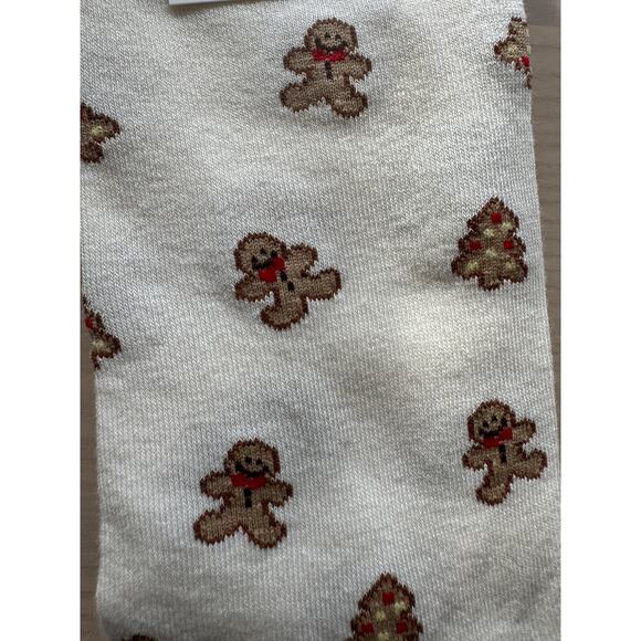NWT J Crew Gingerbread Christmas Trouser Socks $20 - Picture 3 of 4